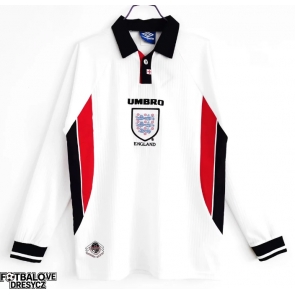 Anglie 1998 Retro Domácí Dres Dlouhý Rukáv Anglie 1998 Retro Domácí Dres Dlouhý Rukáv